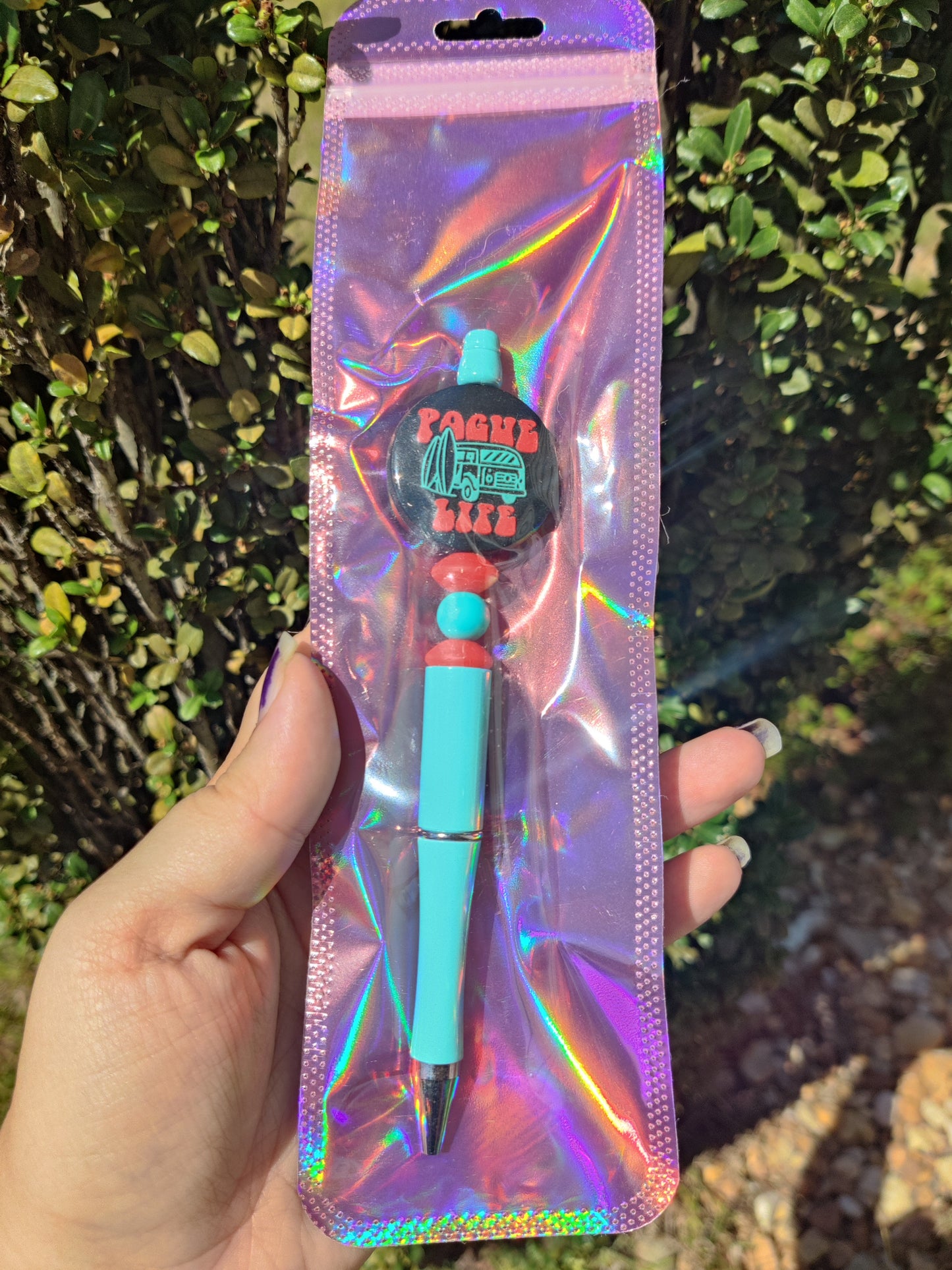 Beaded pen