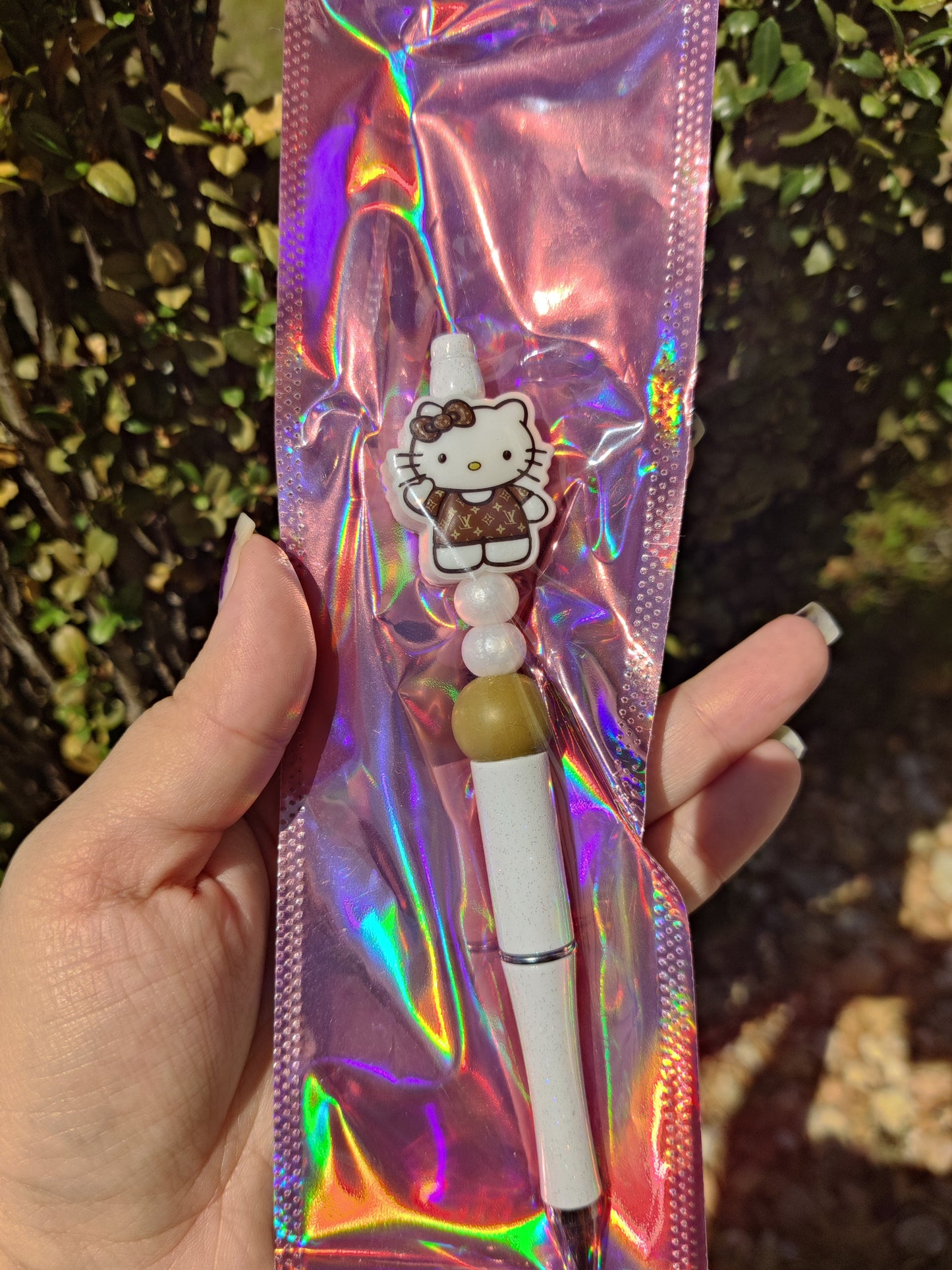 Beaded pen
