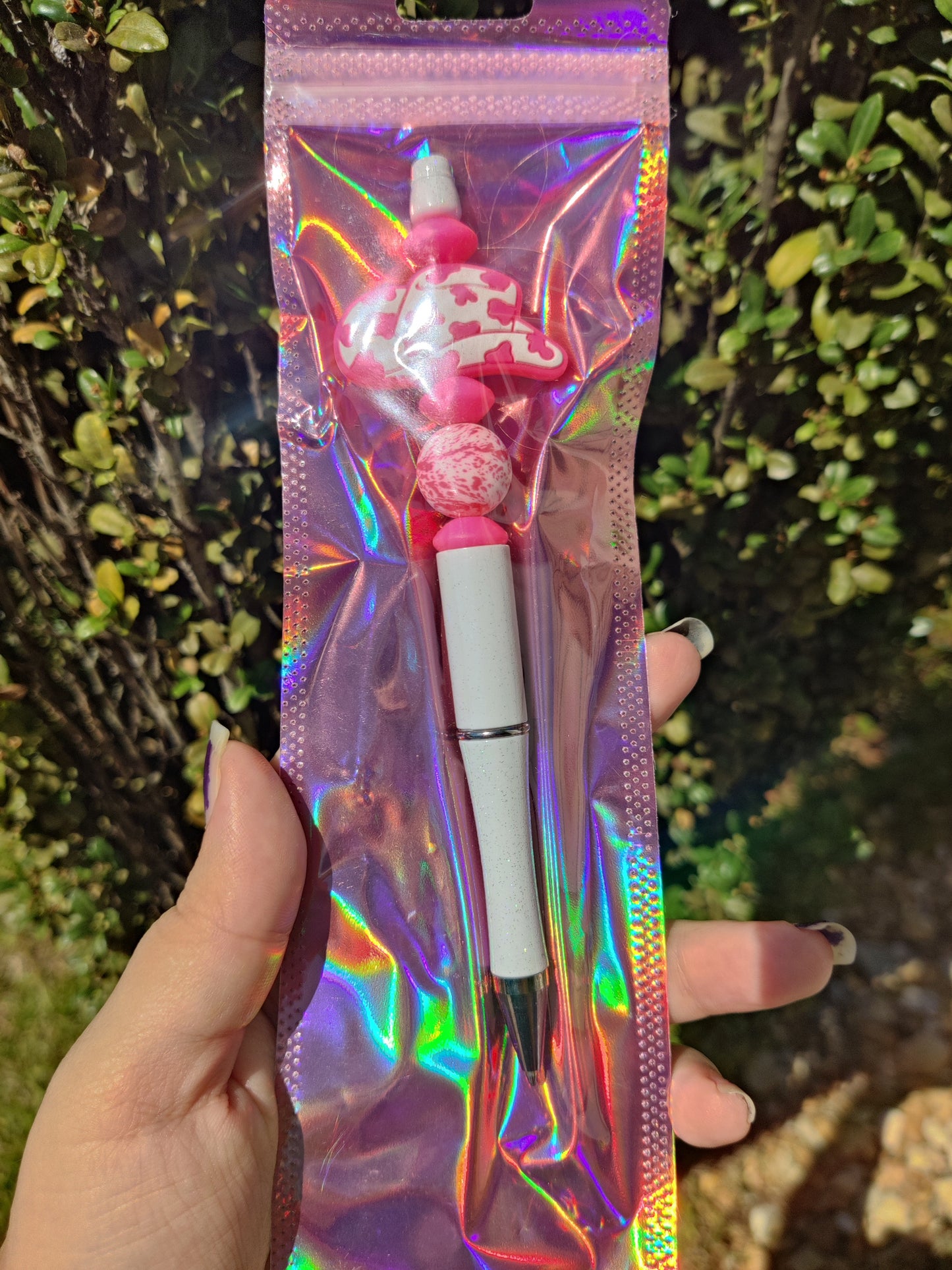 Beaded pen