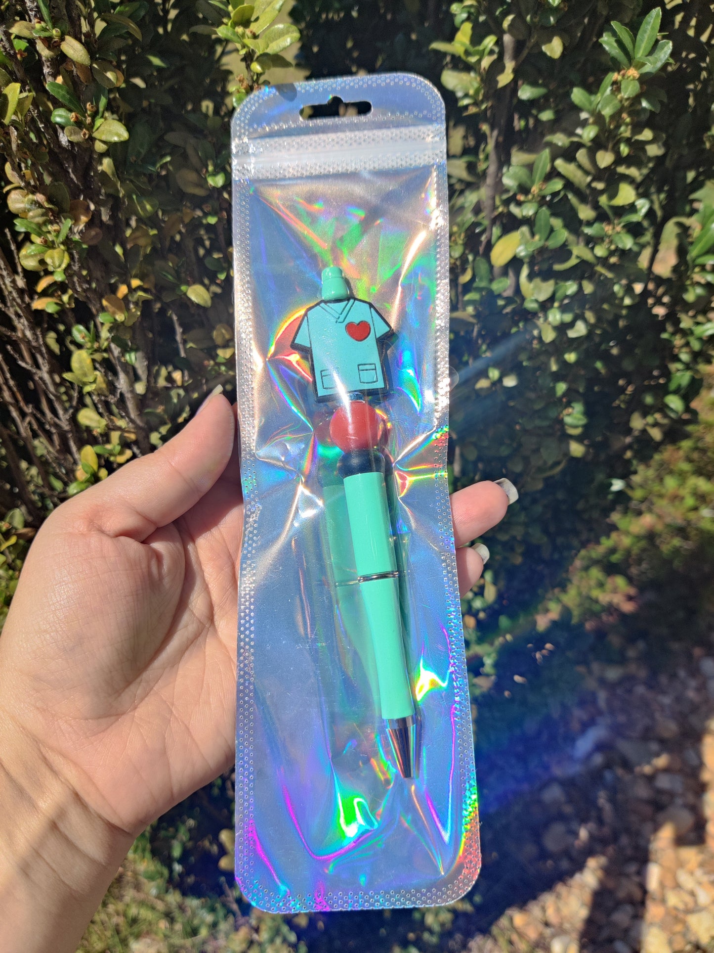 Beaded pen