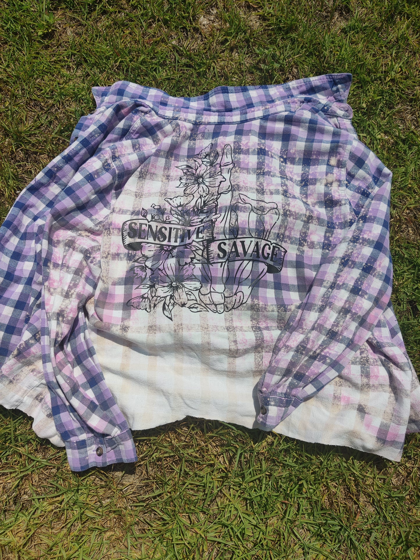 Ready To Ship cropped flannel