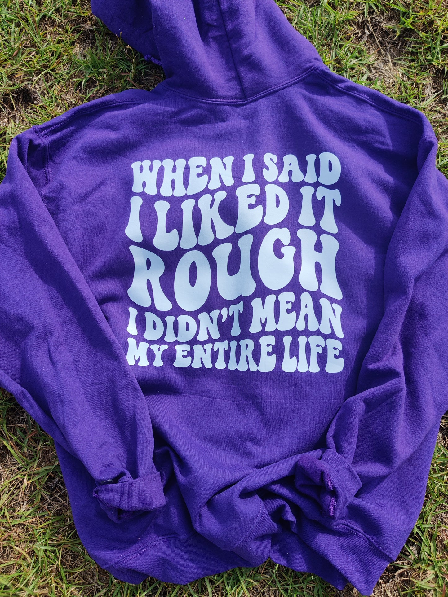 When I said I liked it rough Hoodie