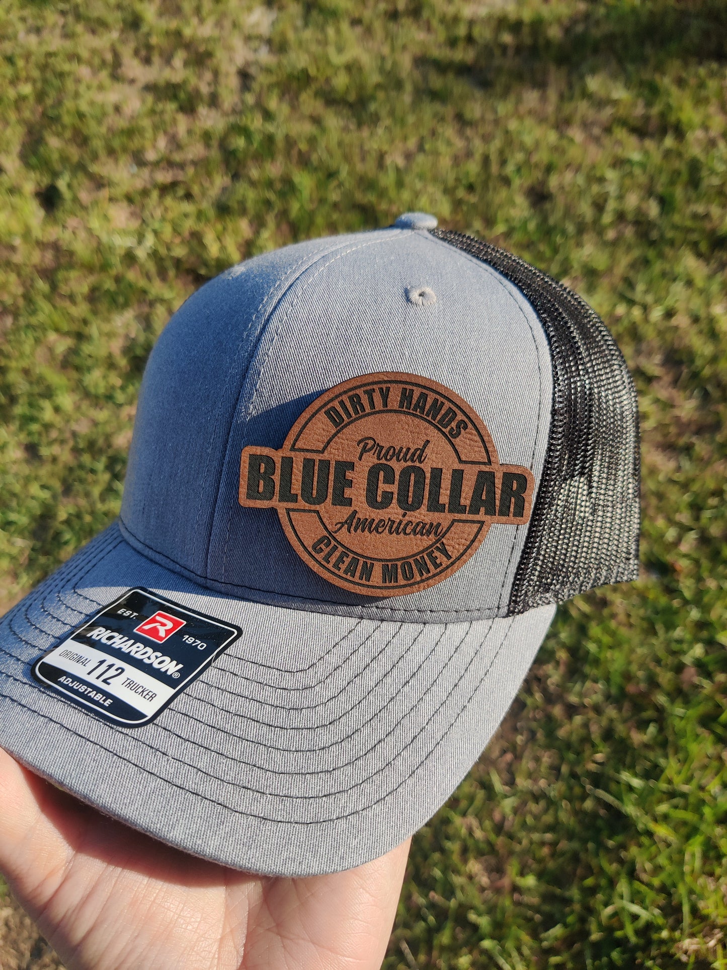 Blue collar Hat