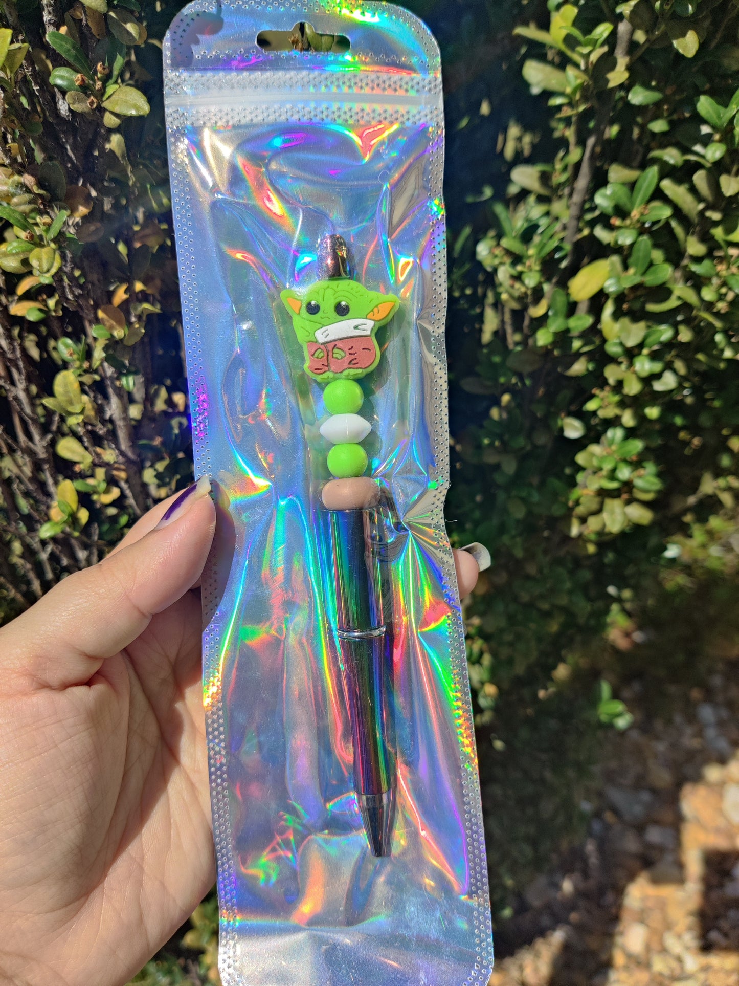 Beaded pen