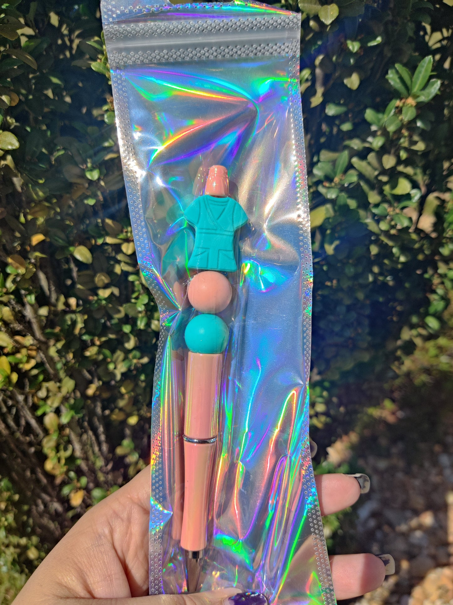 Beaded pen