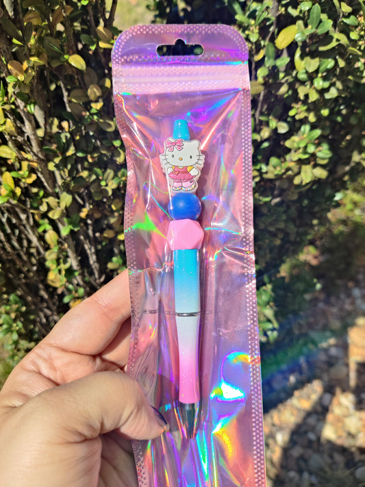 Beaded pen