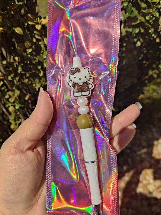 Beaded pen