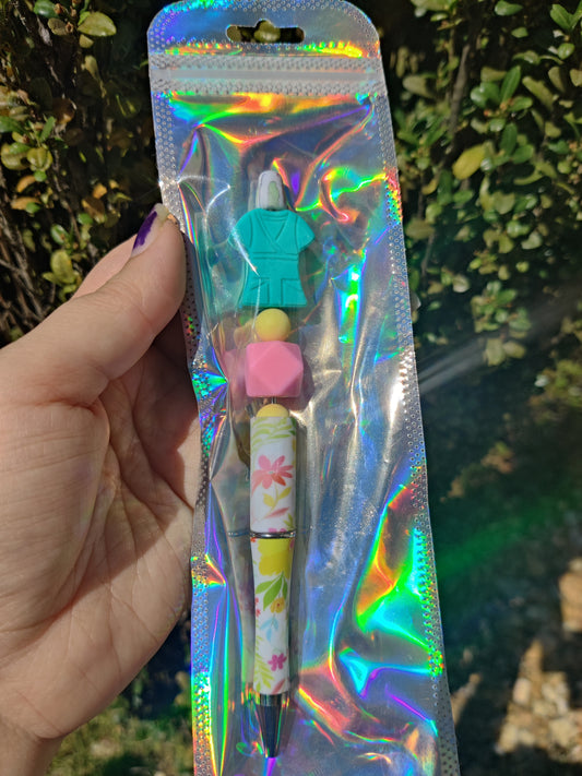 Beaded pen