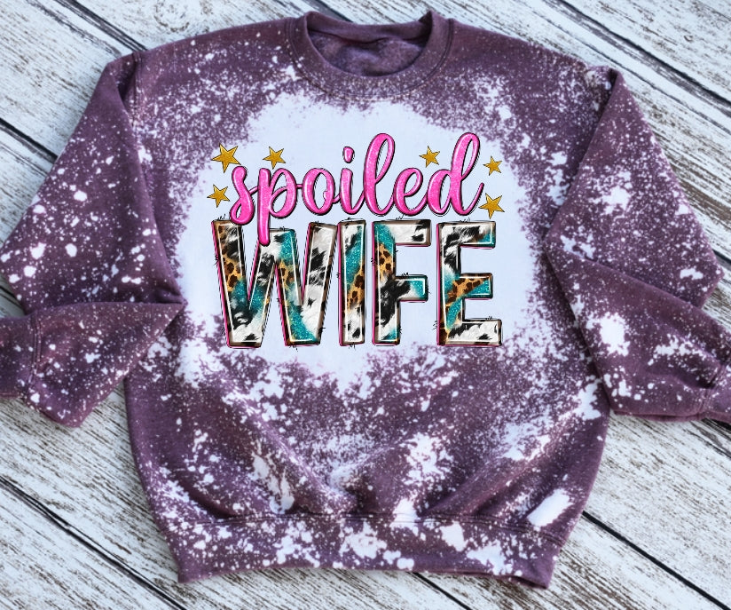 Spoiled wife sweatshirt