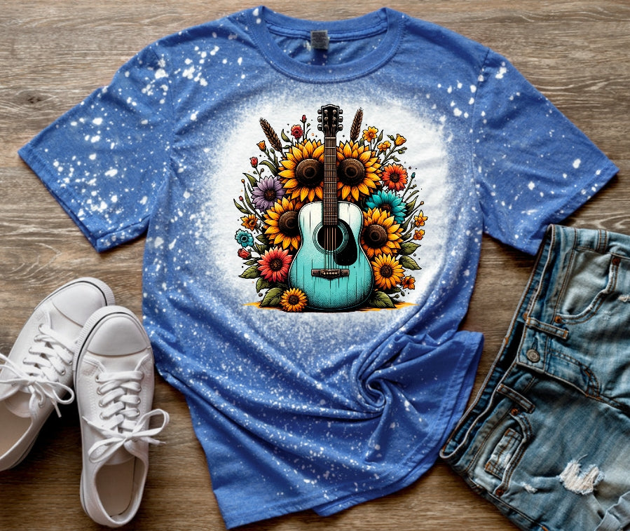 Sunflower guitar T-shirt