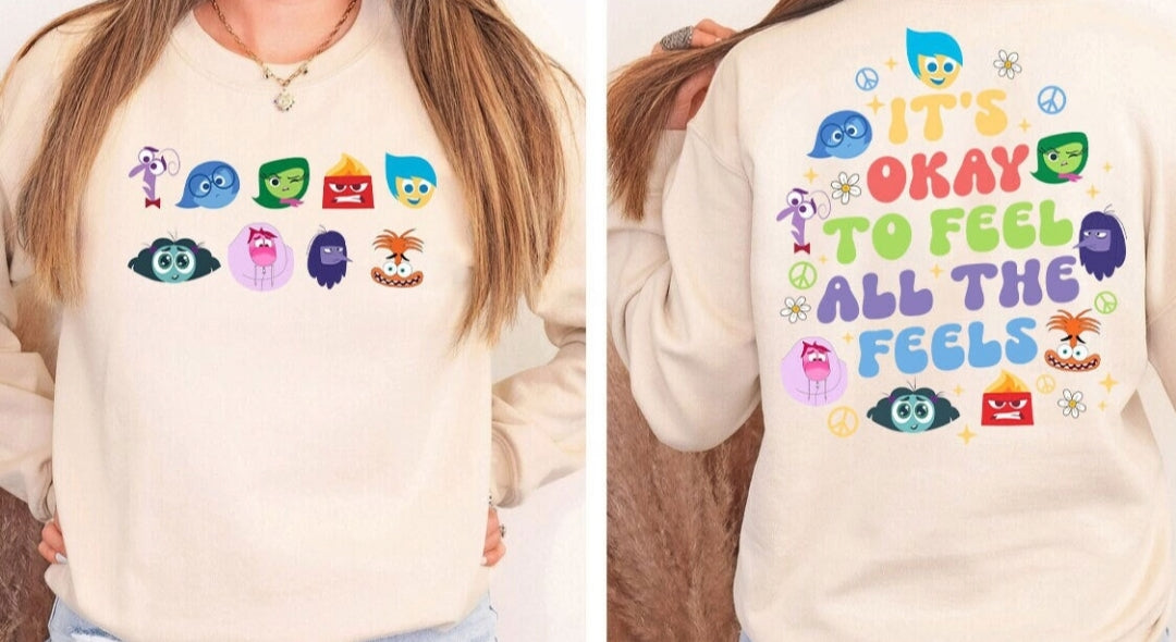 All the emotions Sweatshirt