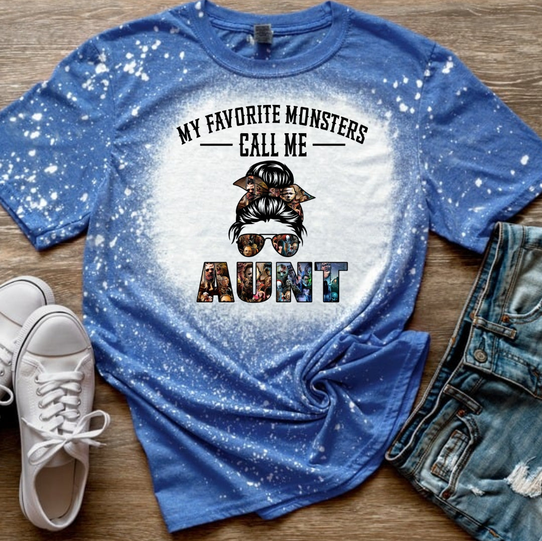 My Monsters Call Me Aunt T-shirt