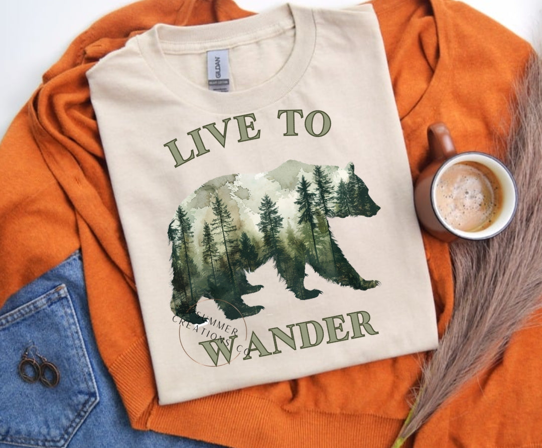 Wander T-shirt or Sweatshirt