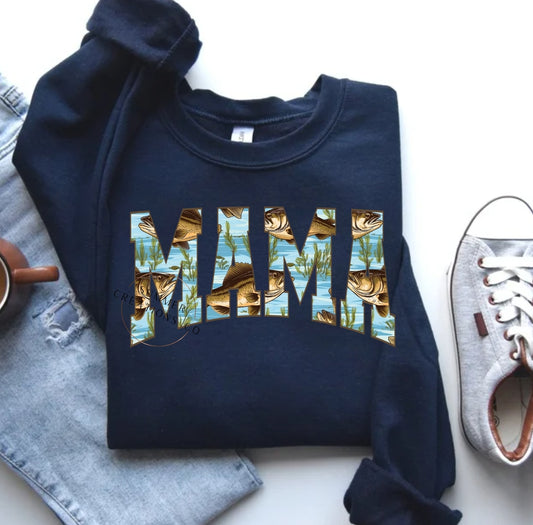 Bass Fish Mama Sweatshirt