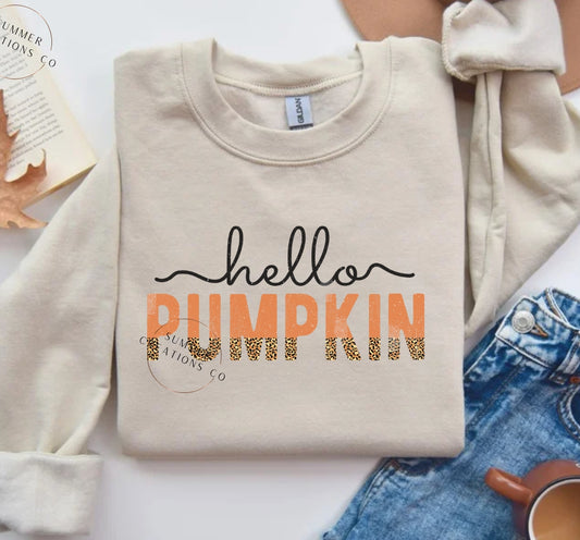 Hello Pumpkin Sweatshirt