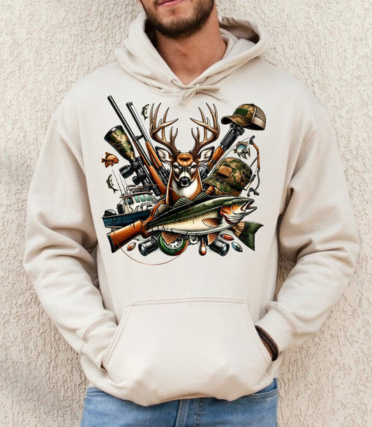 Fishing and hunting Hoodie