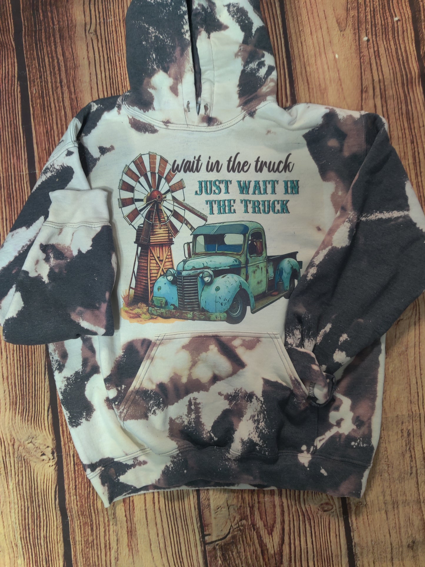 Wait in the truck hoodie